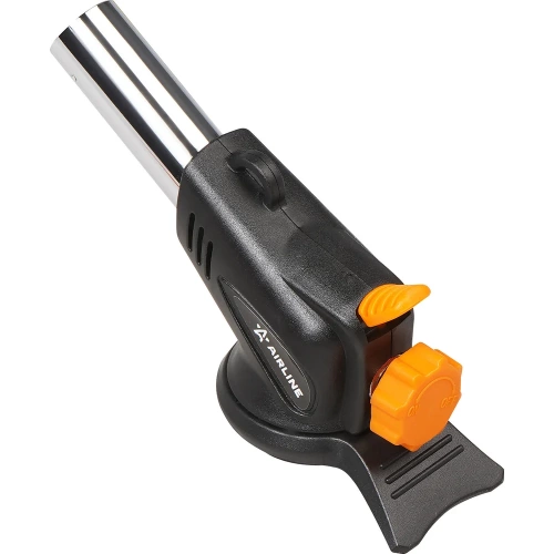 Горелка газовая Airline на цанговый баллон, пьезоподжиг, анти-вспышка, сопло D20x60 мм, боковая подставка-защита рук ADTG014 фото 5