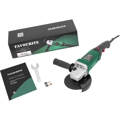 УШМ FAVOURITE FG 1400 1400Вт, ф125 мм, 3000-11000об/мин 106111400 фото 3 УШМ FAVOURITE FG 1400 1400Вт, ф125 мм, 3000-11000об/мин 106111400 фото 3