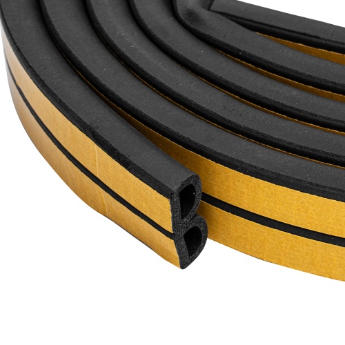 Уплотнитель резиновый 14х12 мм для широких щелей, 6 м, профиль "D", черный Сибртех фото 3 Уплотнитель резиновый 14х12 мм для широких щелей, 6 м, профиль "D", черный Сибртех фото 3