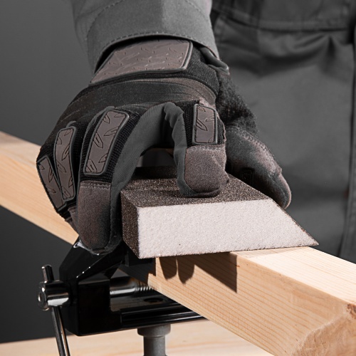 Губка для шлифования, 120 х 90 х 25 мм, трапеция, мягкая, P 60 Matrix фото 9