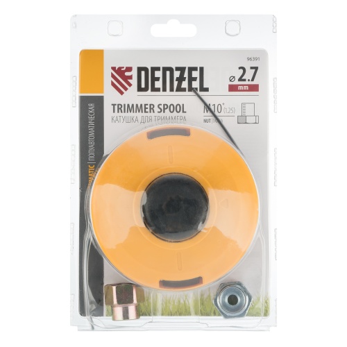 Катушка триммер. полуавтомат , гайка М10,М10,М8, лев.,шаг 1,0 1,25мм Denzel фото 7
