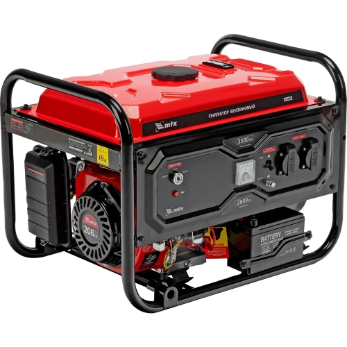 Генератор бензиновый MTX RS-4000E, 3,3 кВт, 230В, электростартер 946125