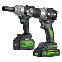 Набор 2 в 1 GRUFF шуроповерт + гайковерт GF 21-450