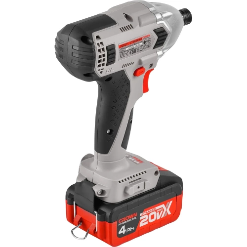 Аккумуляторный ударный винтоверт Crown CT22021HX-4 TB фото 7