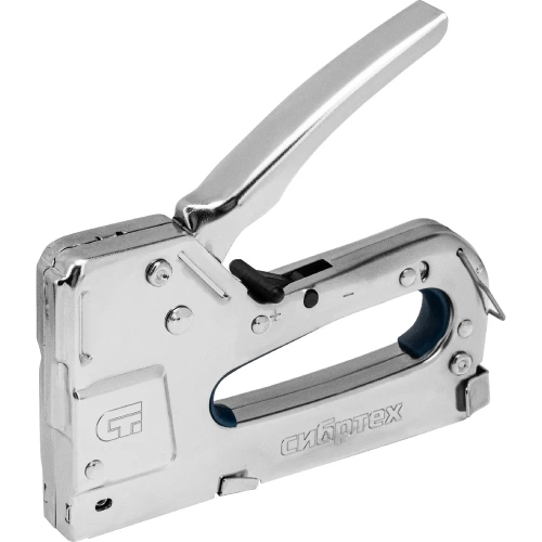 Мебельный степлер СИБРТЕХ металлический, регулируемый, тип скобы 53, 4-14 мм 40101 Мебельный степлер СИБРТЕХ металлический, регулируемый, тип скобы 53, 4-14 мм 40101