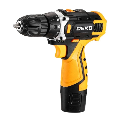 Аккумуляторная дрель-шуруповерт DEKO DKCD12V SET1 в кейсе + оснастка 13 шт, 2_2,0 А·ч 083-1022 фото 3