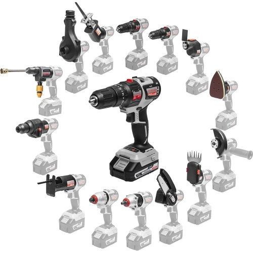 Бесщеточная аккум. ударная дрель-шуруп. Интерскол ДАУ-10/18В 44 (МБ100, 2 АКБ 2 А/ч, ЗУ) 755.2.2.47 фото 6