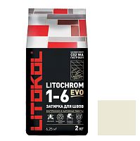 Затирка цементная для швов Litokol Litochrom 1-6 Evo LE.205 Жасмин 2 кг