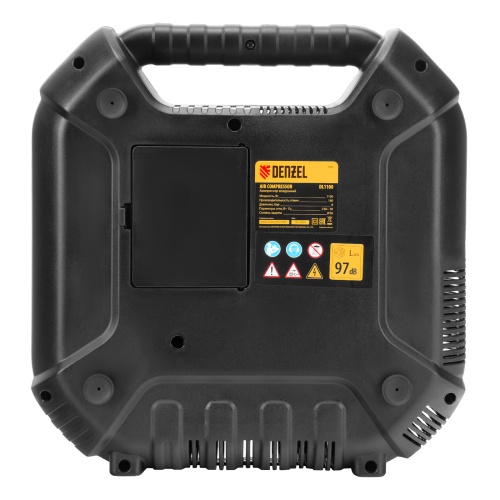 Компрессор воздушный DL1100 1.1 кВт, 180 л/мин, с набором аксессуаров Denzel фото 10
