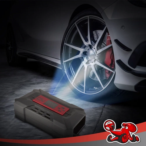 Компрессор DSV Smart, дисп. с софттач, пластик, LED фонарь 30 л/мин 12В цифр. маном., 218200 фото 3