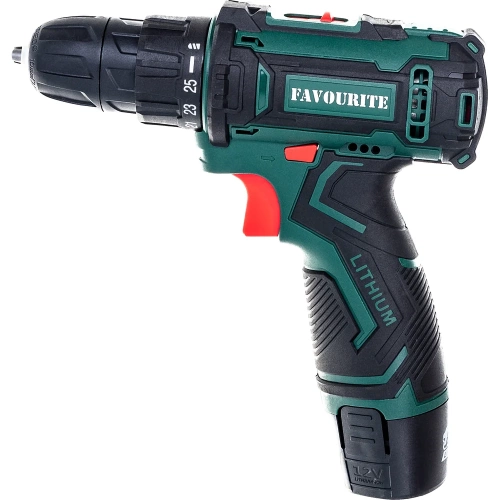 Акк. дрель-шуруповёрт FAVOURITE DC 1202 PROMO 12В, 2Ач, 25Нм Li-ion 101101202 фото 3 Акк. дрель-шуруповёрт FAVOURITE DC 1202 PROMO 12В, 2Ач, 25Нм Li-ion 101101202 фото 3