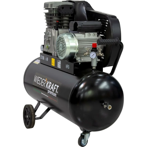 Воздушный ременной компрессор 100л 453л/мин WIEDERKRAFT WDK-91053 фото 8