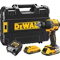 Ударная дрель-шуруповерт DEWALT DCD799D2T, 18 В, 1650 об/мин, 28050 уд/мин, с 2 АКБ 2 Ач и ЗУ, в кейсе TSTAK () DCD799D2T-QW