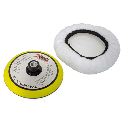 Пневматическая полировальная машина PI TOOLS PJD-150, черная, 150мм, 3000об/мин, резьба М14, Арт. 4461 4478 фото 8