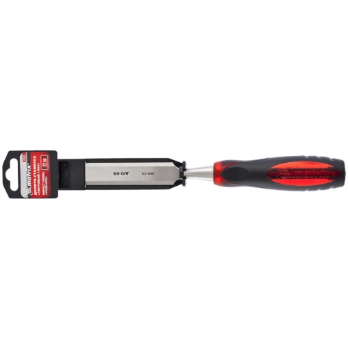 Долото-стамеска "Тигровый глаз", 22 мм, двухкомпонентная обрезиненная рукоятка Matrix фото 4