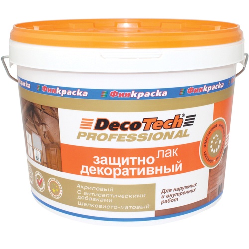 Лак DecoTech Professional 00-00011938 защитно-декоративный 2,7 кг Лак DecoTech Professional 00-00011938 защитно-декоративный 2,7 кг