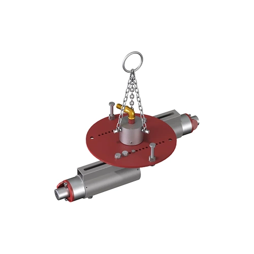 Трамбовка пневматическая AntalyaMakina для бокового уплотнения футеровки 2-х головочная BLG-002 (D=300-450 мм) BLG-002-300-450