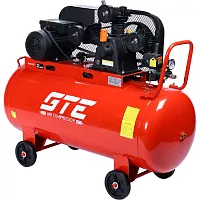 Компрессор поршневой с ременным приводом GTE 220В, ресив. 200л, 400л/мин. -MR4200400B GTE-MR4200400B