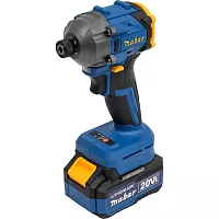 Аккумуляторный бесщёточный MABAR Винтовёрт УДАРНЫЙ, ( модели 2501-МК-4. 0АН) , 1*6 new 2501-МК-4.0АН