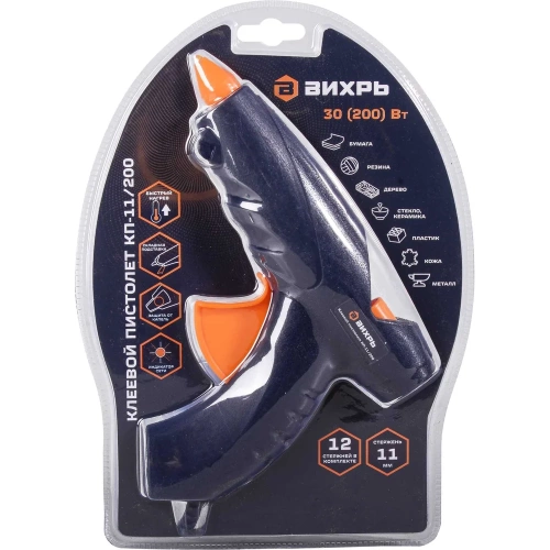 Клеевой пистолет Вихрь КП-11/200 73/5/6/5 фото 9