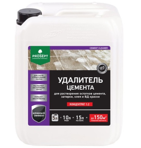 Удалитель цемента Prosept Cement Cleaner концентрат 1:2 022-5 5 л