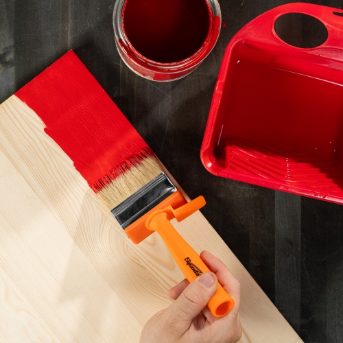 Кисть-ракля, 30х70 мм, натуральная щетина, пластмассовый корпус, пластмассовая ручка Sparta фото 7