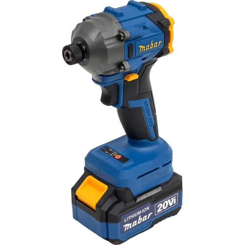Аккумуляторный бесщёточный MABAR Винтовёрт УДАРНЫЙ, ( модели 2501-МК-4. 0АН) , 1*6 new 2501-МК-4.0АН