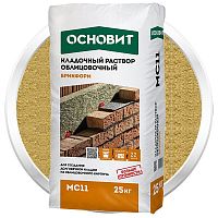 Раствор кладочный Основит Брикформ МС11 песочный 25 кг