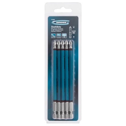 Бита PH2 х 127, сталь S2, 5 шт. Gross фото 5 Бита PH2 х 127, сталь S2, 5 шт. Gross фото 5