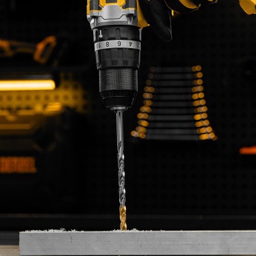 Сверло спиральное по металлу 7,5 х 156 мм, Р6М5, Golden Tip, удлиненное Denzel фото 9