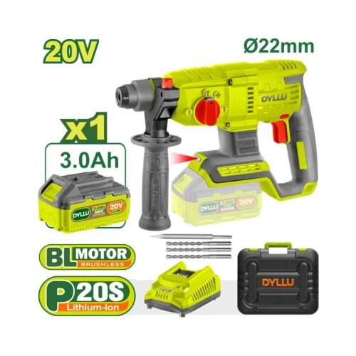 Аккумуляторный перфоратор 20В 22мм DYLLU DTLM1522 фото 3 Аккумуляторный перфоратор 20В 22мм DYLLU DTLM1522 фото 3