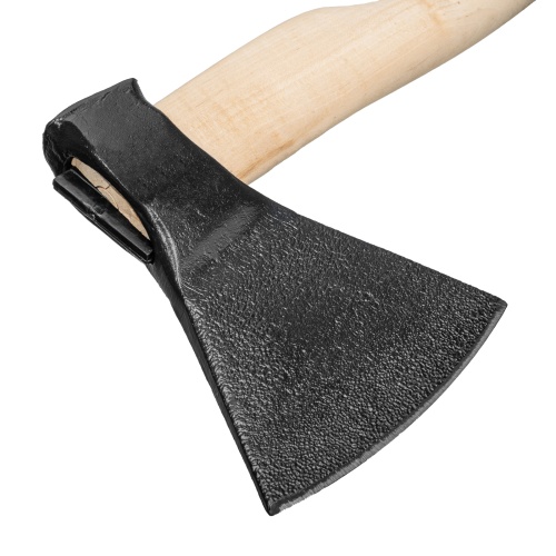 Топор-колун кованный, в сборе, 1350/1600 г, деревянное топорище, 500 мм фото 3