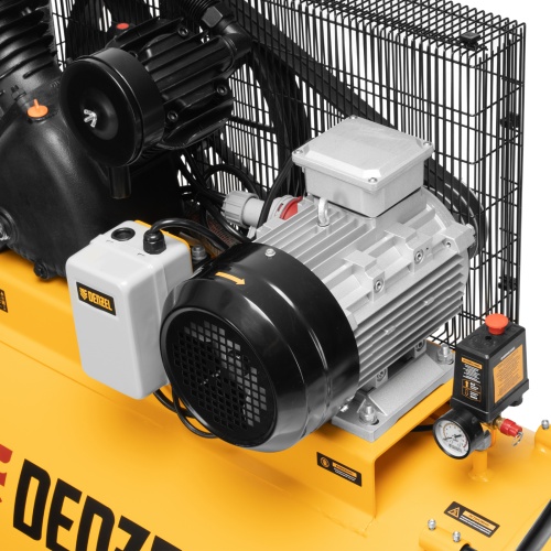 Компрессор воздушный рем. привод BCV 5500-T/270, 5,5 кВт, 270 литров, 850 л/мин Denzel фото 10