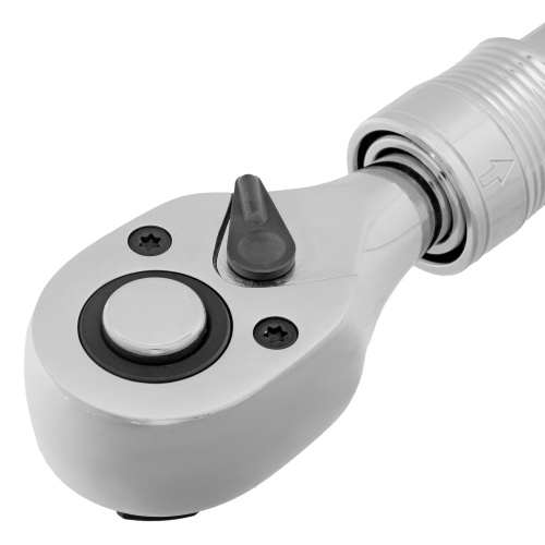 Ключ-трещотка телескопический 1/2", 305-445 мм, CrV, 72 зуба, с быстрым сбросом, хром Gross фото 6 Ключ-трещотка телескопический 1/2", 305-445 мм, CrV, 72 зуба, с быстрым сбросом, хром Gross фото 6