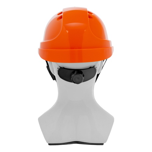 Каска защитная ударопрочная, ABS/PC, плавная регулировка, модель «Форвард» (К-05)оранж. Denzel фото 5