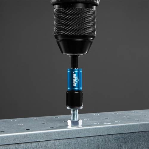 Набор бит с торцевыми головками 8, 10,12, 13 мм, магнит. Nut-Driver, S2 Gross фото 10