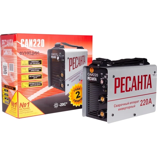 Инверторный сварочный аппарат Ресанта САИ 220 65/3 фото 10 Инверторный сварочный аппарат Ресанта САИ 220 65/3 фото 10