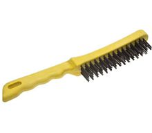 Щетка стальная Stayer Master 35015-4 с пластмассовой ручкой 4 ряда