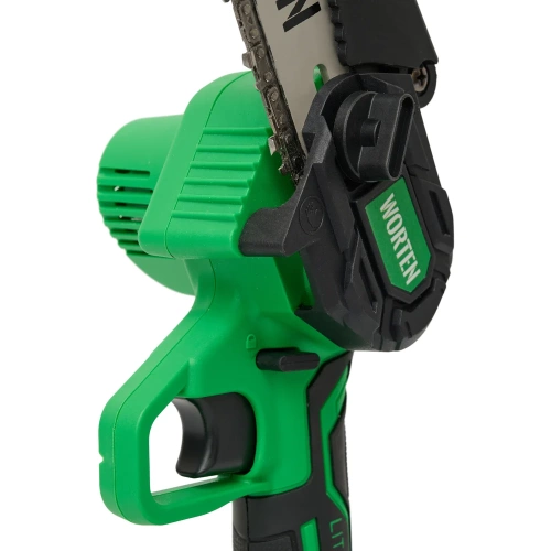 Пила цепная аккумуляторная WORTEN 20В, 2х2.0 Ач шина 15,2 см КА-90000348 фото 8 Пила цепная аккумуляторная WORTEN 20В, 2х2.0 Ач шина 15,2 см КА-90000348 фото 8