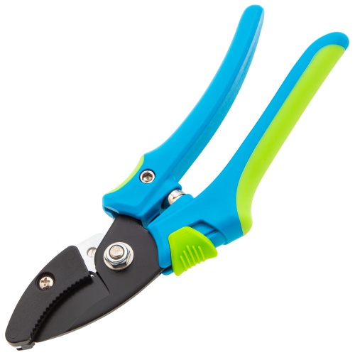 Секатор с наковальней, 205 мм, двухкомпонентные рукоятки, Luxe, Palisad фото 3