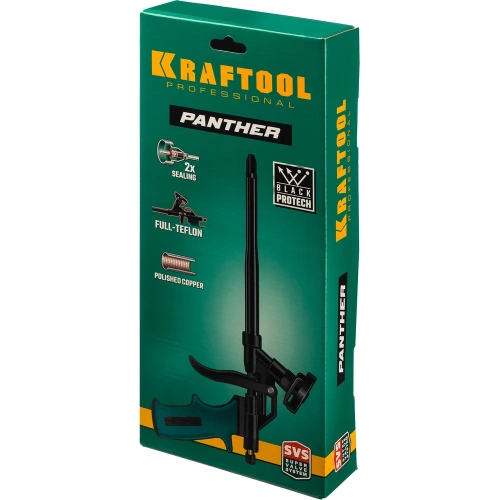 Пистолет для монтажной пены KRAFTOOL Panther полное тефлоновое покрытие 06855_z02 фото 6 Пистолет для монтажной пены KRAFTOOL Panther полное тефлоновое покрытие 06855_z02 фото 6