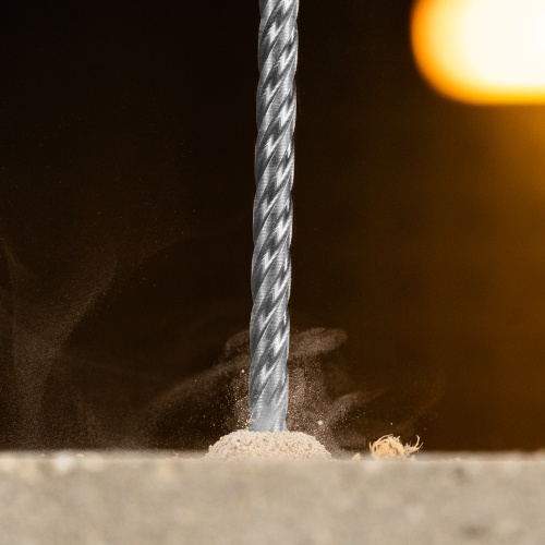 Бур по бетону, цельная крестовая пластина, 6x265 мм, SDS PLUS Denzel фото 11