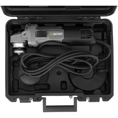 Угловая шлифмашина электрическая DeBever 125 мм, 1800 Вт, 3000 -11000 об/мин, 2,7 кг DBE-9225B фото 4