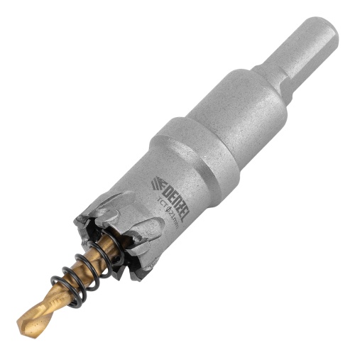 Коронка по металлу твердосплавная, 21 мм Denzel фото 2