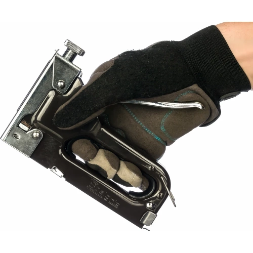 Мебельный степлер STELGRIT для скоб 4-14x0,7 мм 643103 фото 4