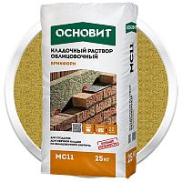 Раствор кладочный Основит Брикформ МС11 желтый 25 кг