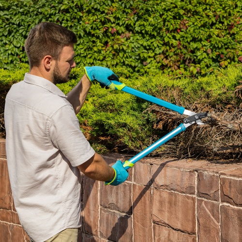 Сучкорез прямого реза, 610 мм, двухрычажный механизм, двухкомпонентные рукоятки,  LUXE Palisad фото 12