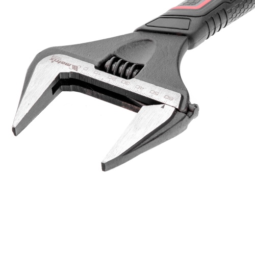 Ключ разводной, тонкие губки, фосфатированный, двухкомпонентная рукоятка, 150 мм, PRO Matrix фото 2