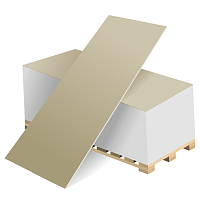 Гипсокартон ГКЛ Волма 2500х1200х12,5 мм