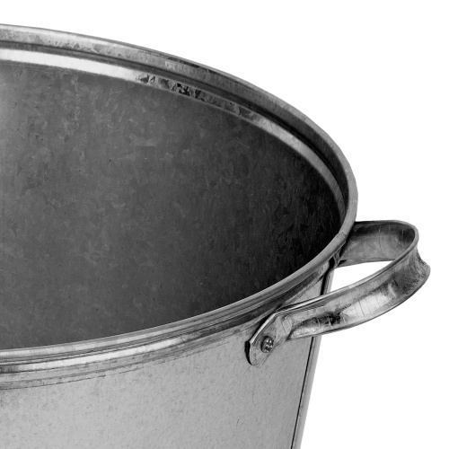 Бак для воды оцинкованный с крышкой (крышка с ручкой) 20 л, без крана фото 5